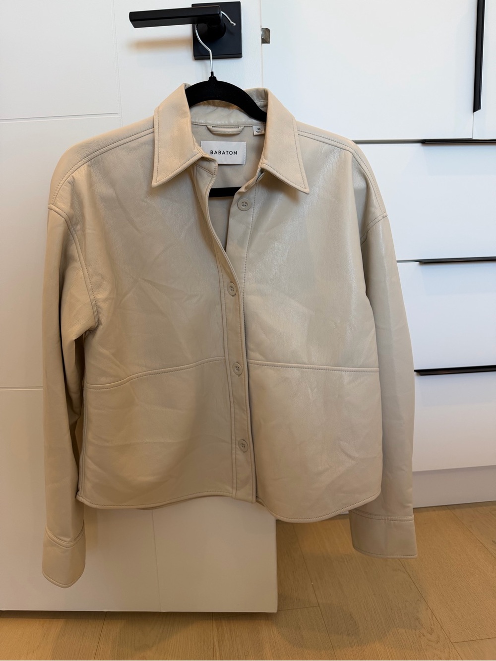 Aritzia Babaton Peli Vegan Faux Leather Jacket